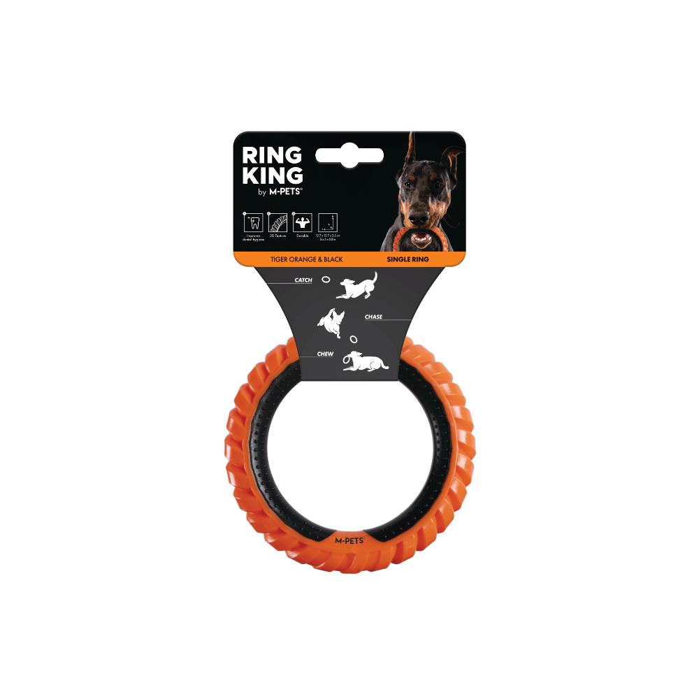 RING KING Single Ring - Orange & Black