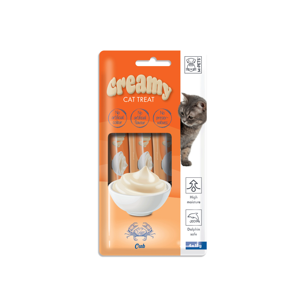 Friandises crémeuses pour chats - Crabe