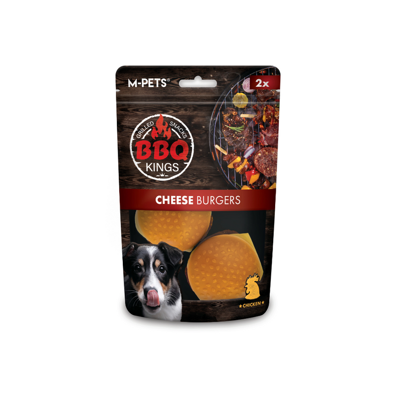 BBQ KINGS - Friandises pour chiens Burgers au fromage