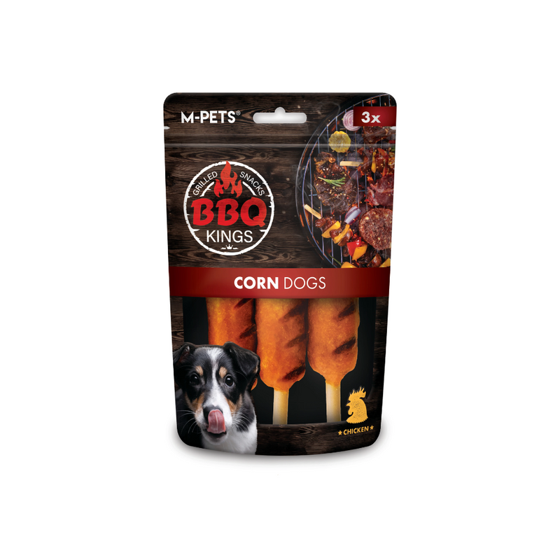 BBQ KINGS - Friandises pour chiens Corn Dogs