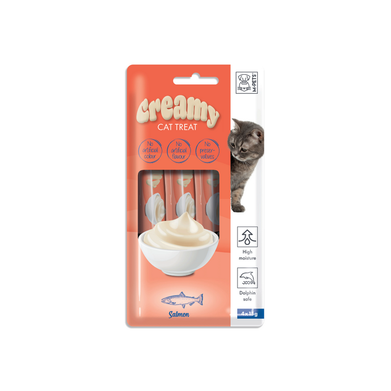 Friandises crémeuses pour chats - Saumon