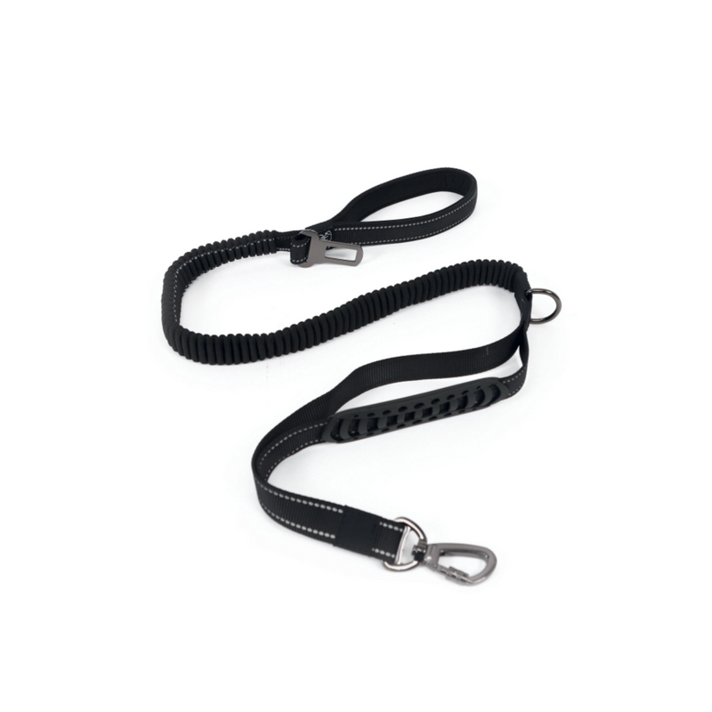 Flex Pro Multifunctional Dog Leash - Black