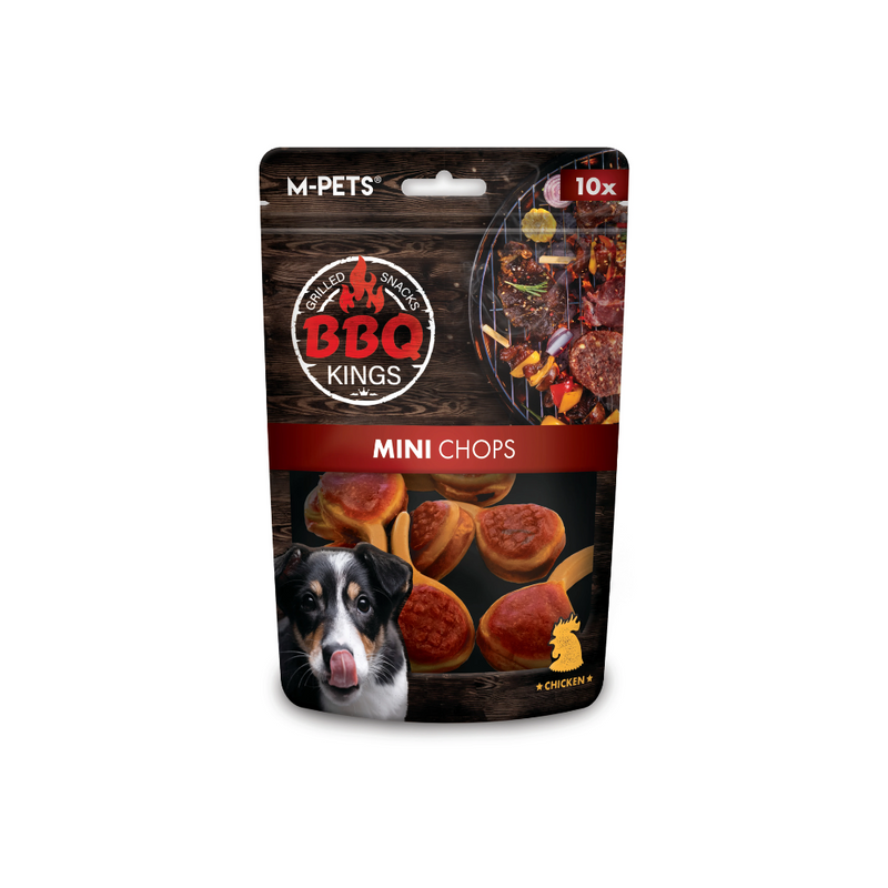 BBQ KINGS - Mini-côtelettes de snacks pour chiens