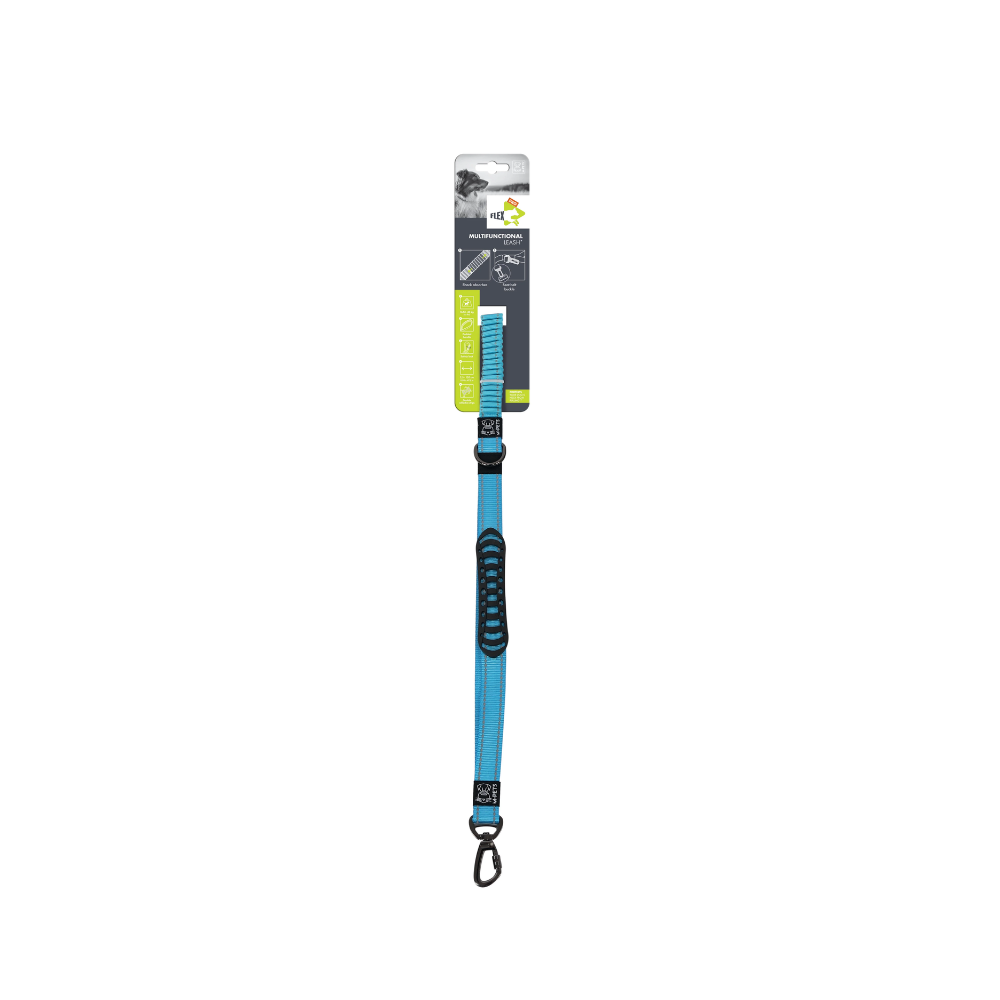 Flex Pro Multifunctional Dog Leash - Blue