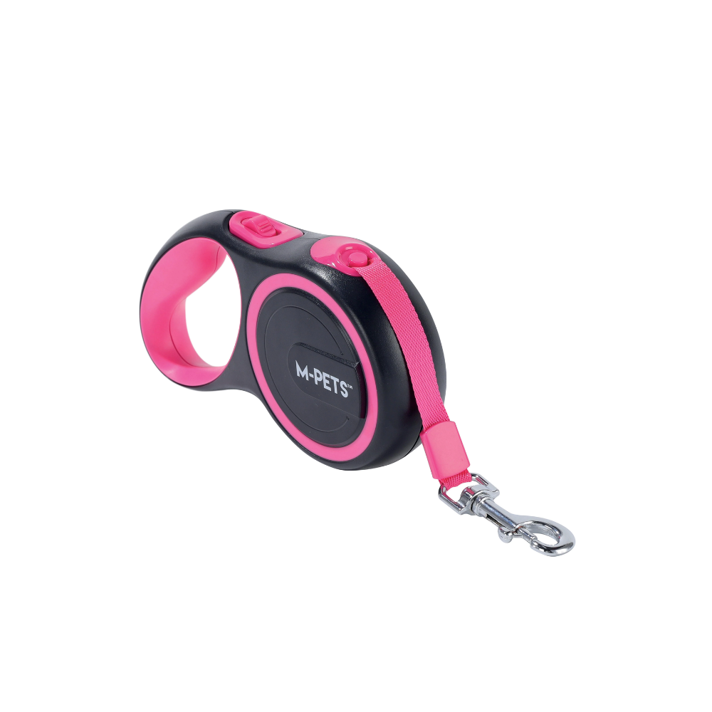 LIBERTY Dog Retractable Leash - Pink