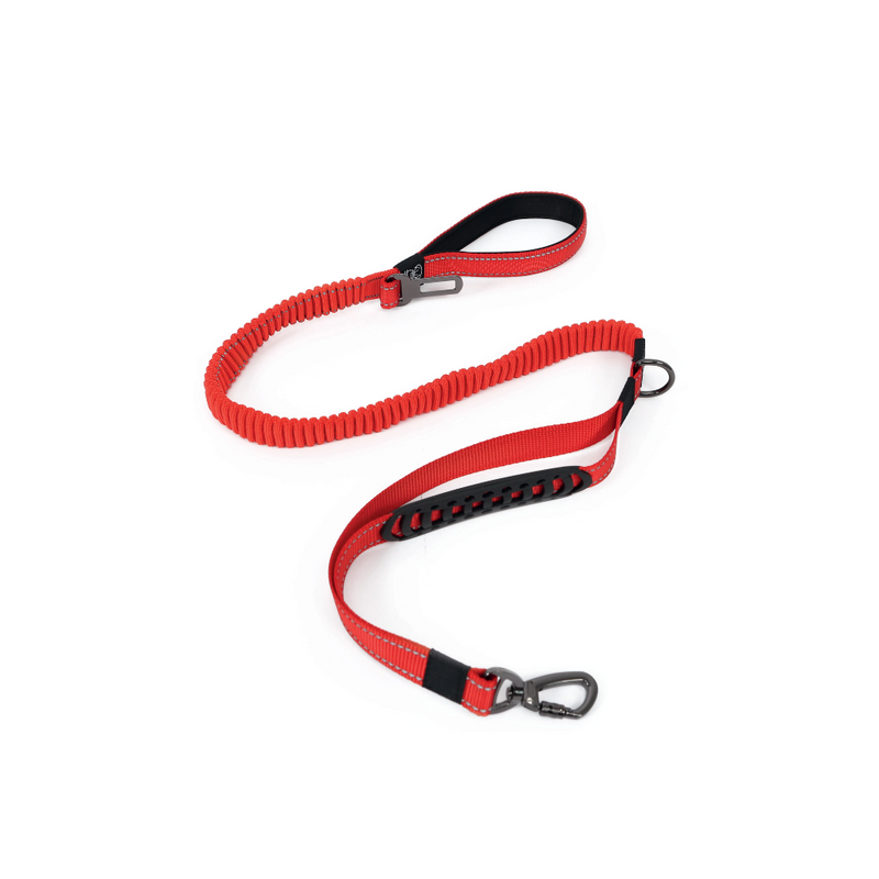 Flex Pro Multifunctional Dog Leash - Red