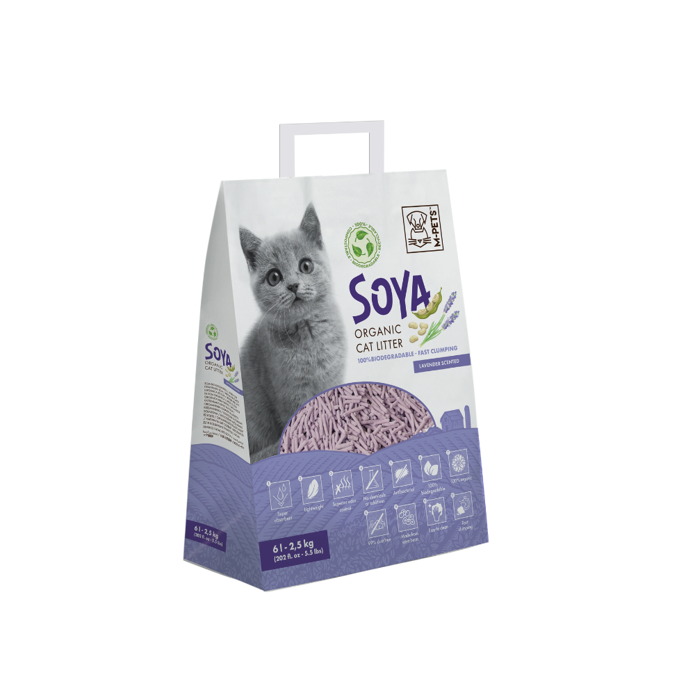 SOJA Biologische Kattenbakvulling Lavendel