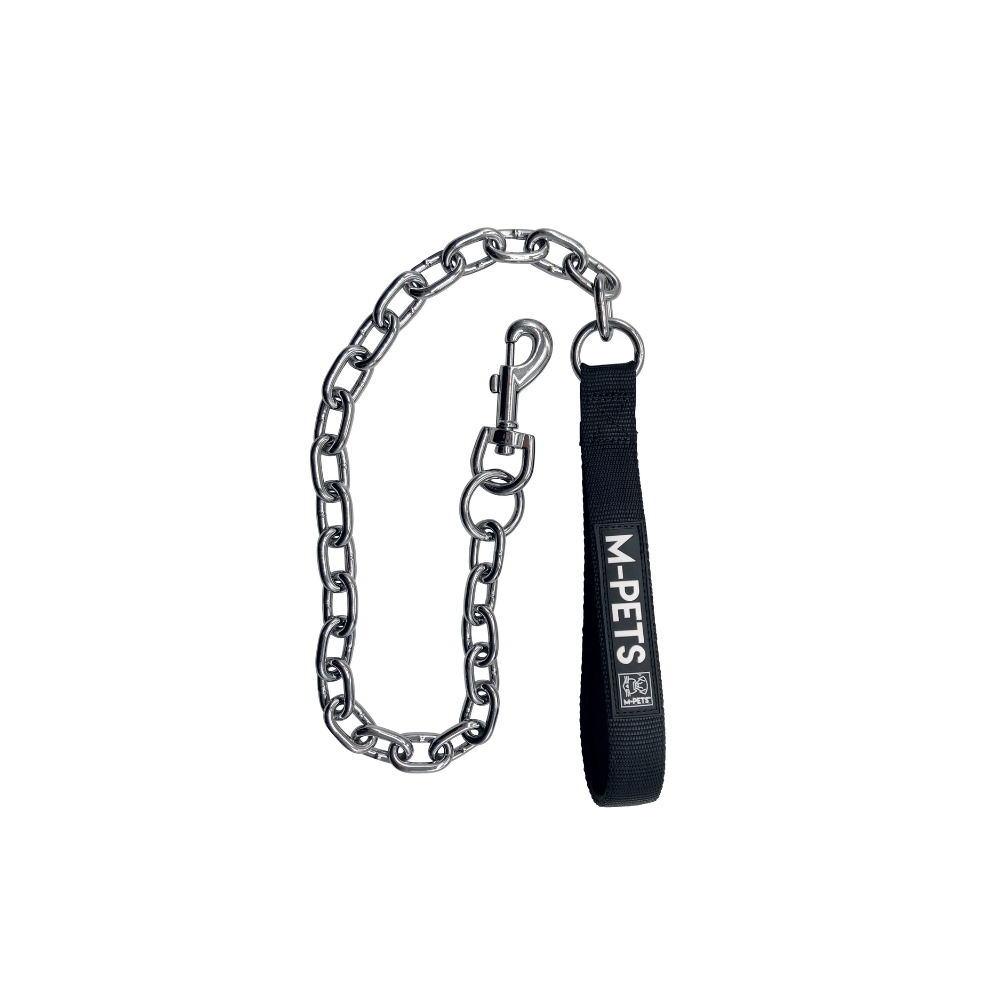 Giant Chain Dog Traffic Leash with Padded Handle