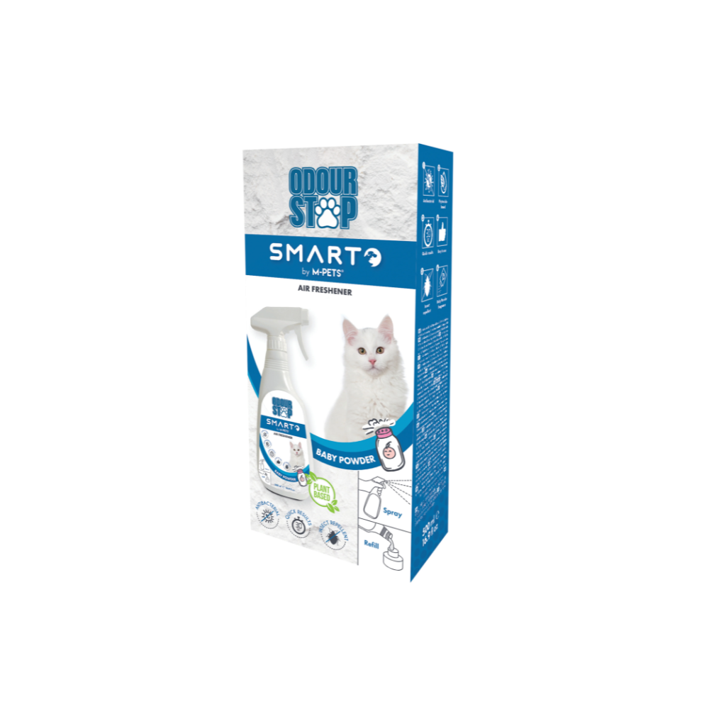 Odour Stop Air Freshener Spray - Smarto  cat litter box Refill