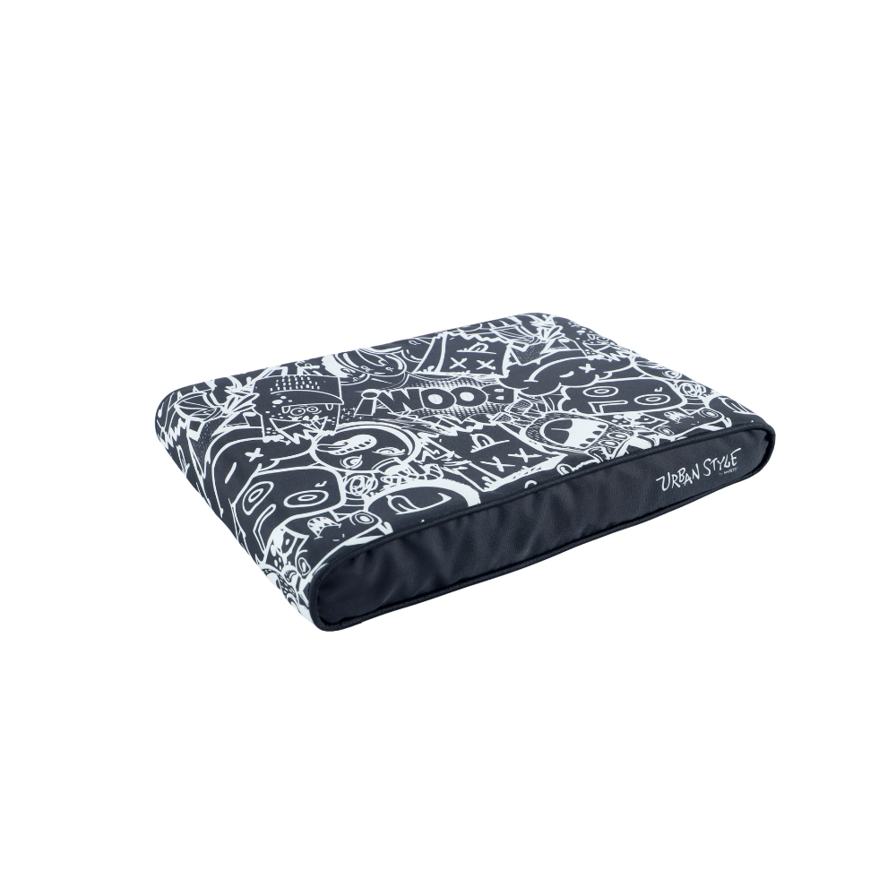 Coussin Contempo URBAN STYLE Noir &amp; Blanc