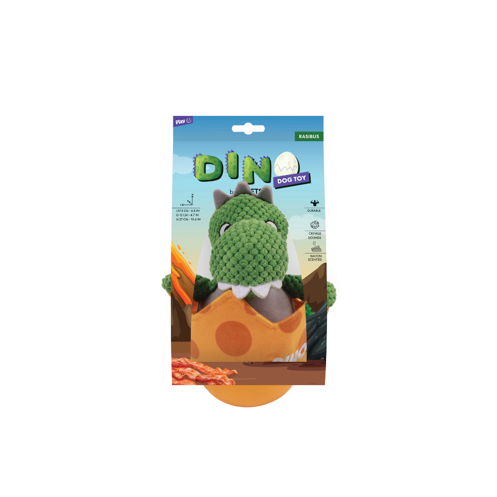 Play Dino Dog Toy - Rasibus Tumbler