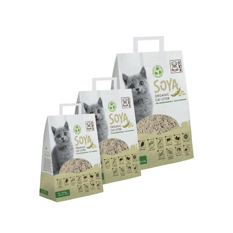 Litière pour chat biologique SOYA Natural