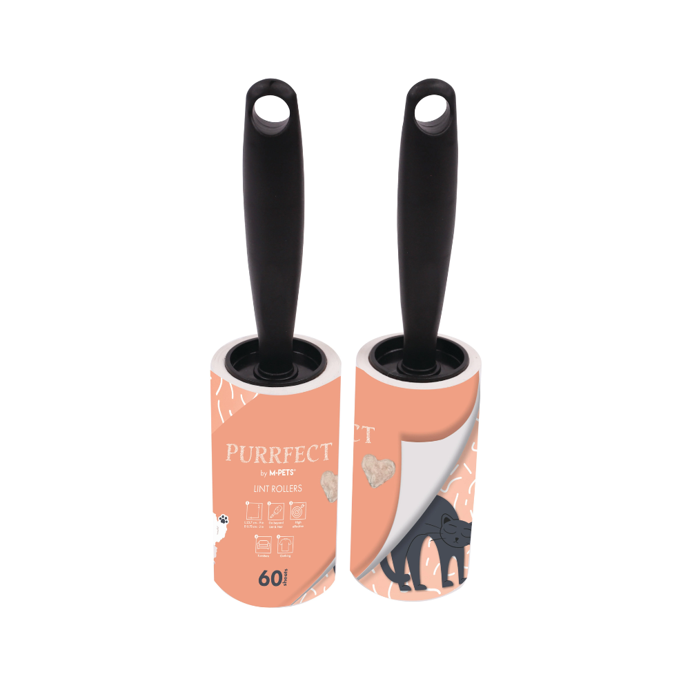 Purrfect Lint Rollers Pink 60 Sheets