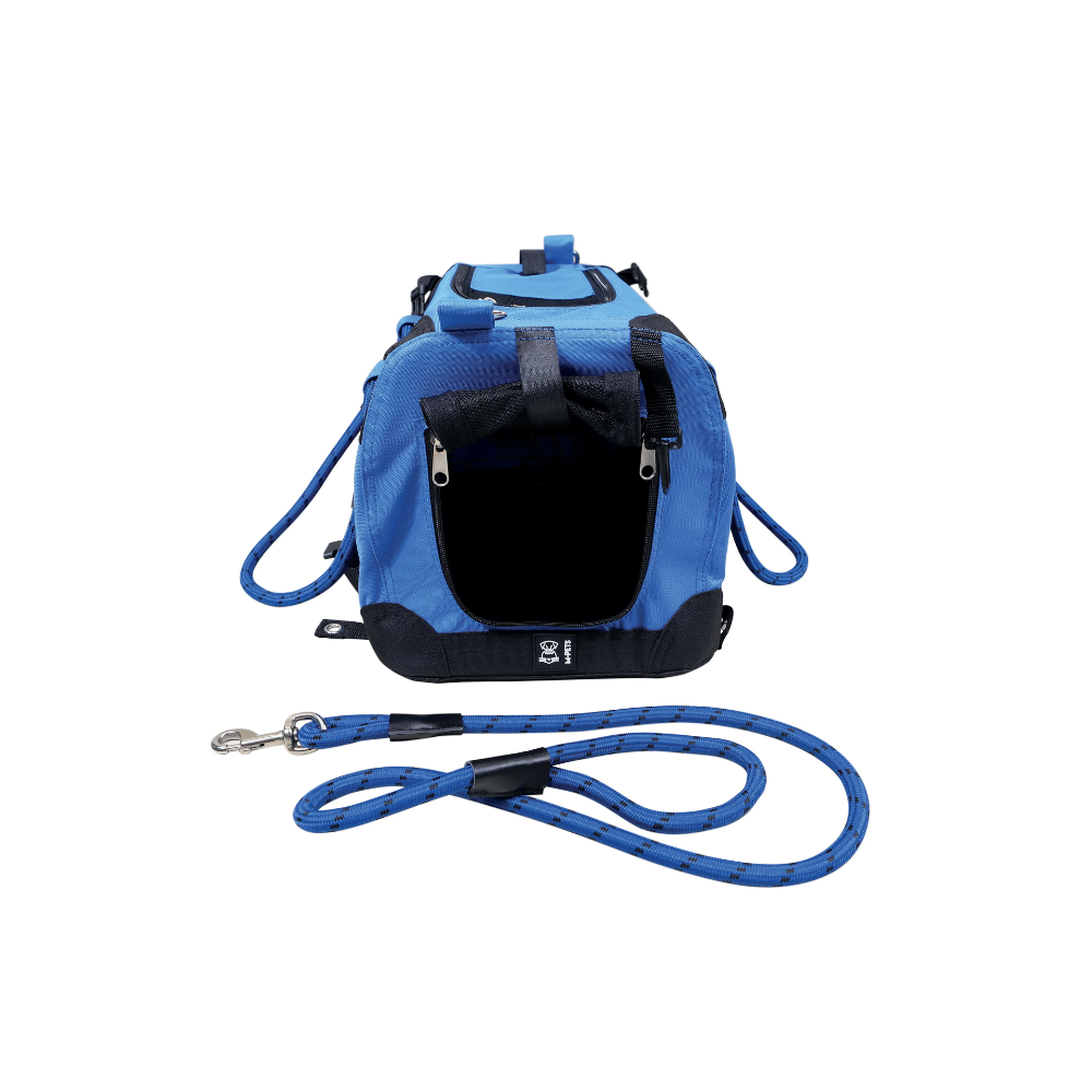 REMIX Travel Carrier 2 in 1 with Leash-Shoulder Belt - Blue