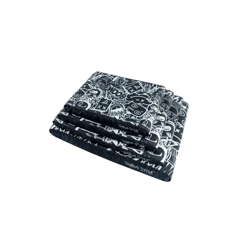 Coussin Contempo URBAN STYLE Noir &amp; Blanc