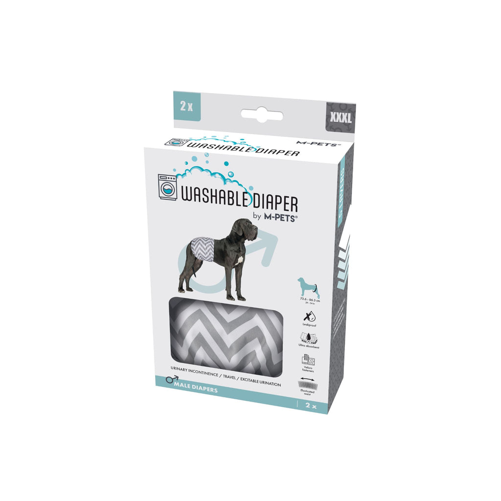 Male Dog Washable Diaper 2pcs