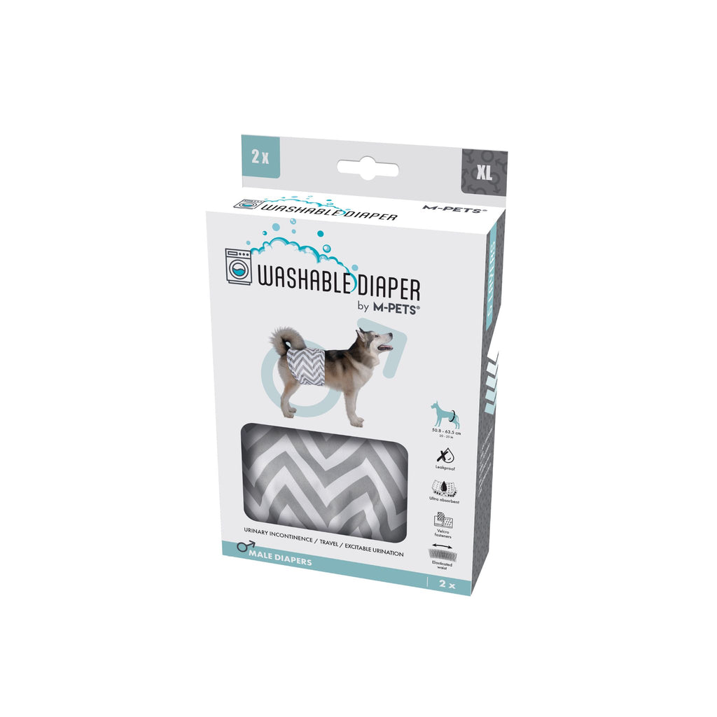 Male Dog Washable Diaper 2pcs