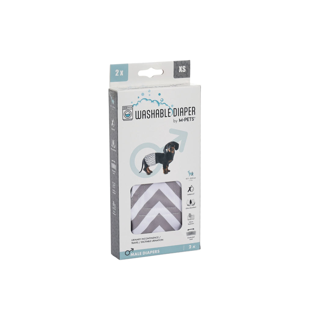 Male Dog Washable Diaper 2pcs