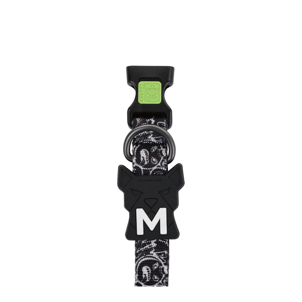 URBAN STYLE FREESTYLE Black & White Dog collar