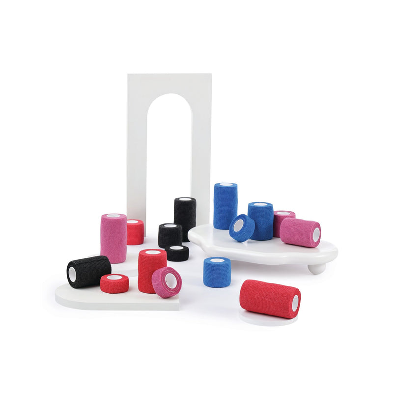 PROCARE Cohesive Bandages 5cm x 4.5m - 30 pcs mixed color display