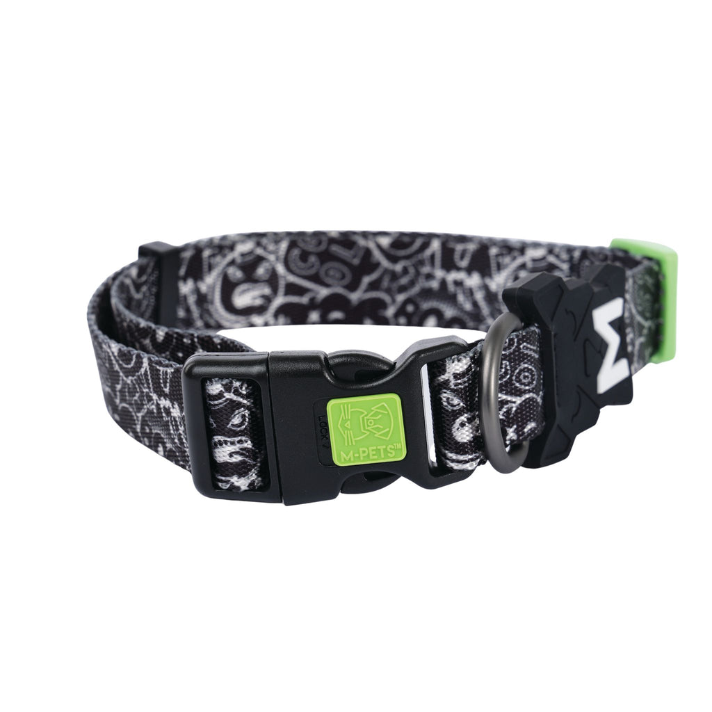 URBAN STYLE FREESTYLE Black & White Dog collar