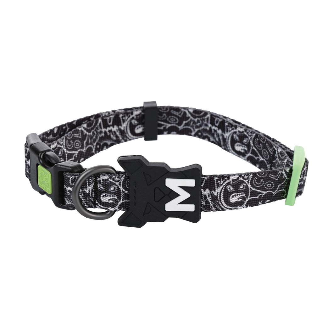 URBAN STYLE FREESTYLE Black & White Dog collar