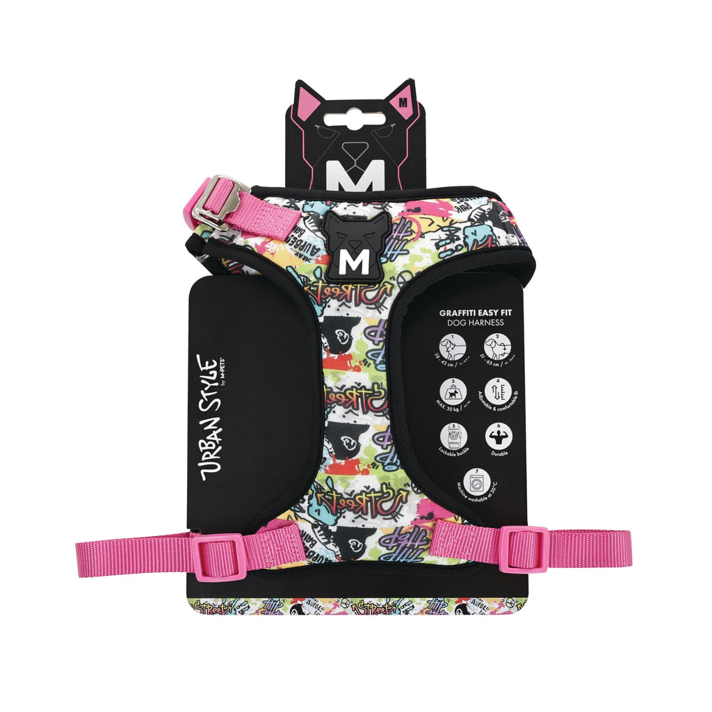 URBAN STYLE GRAFFITI Easy fit Dog harness