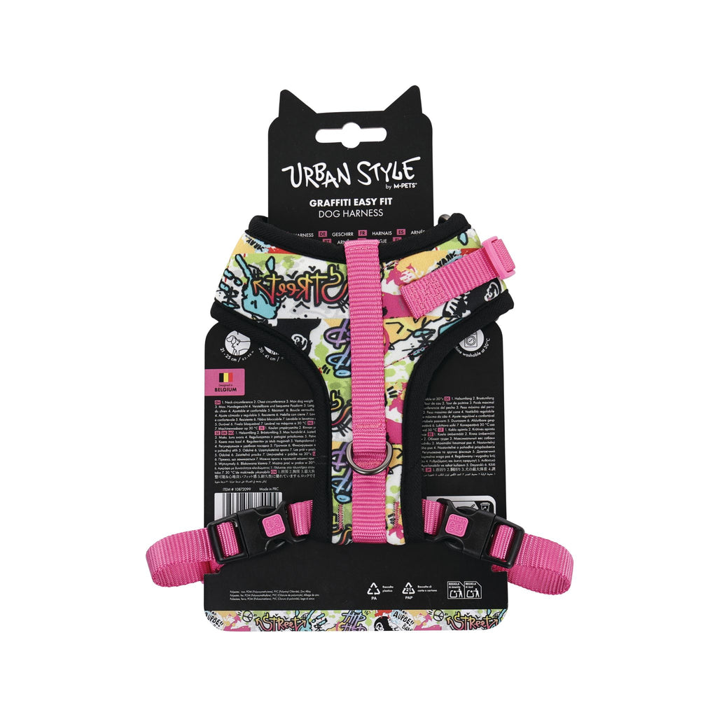 URBAN STYLE GRAFFITI Easy fit Dog harness