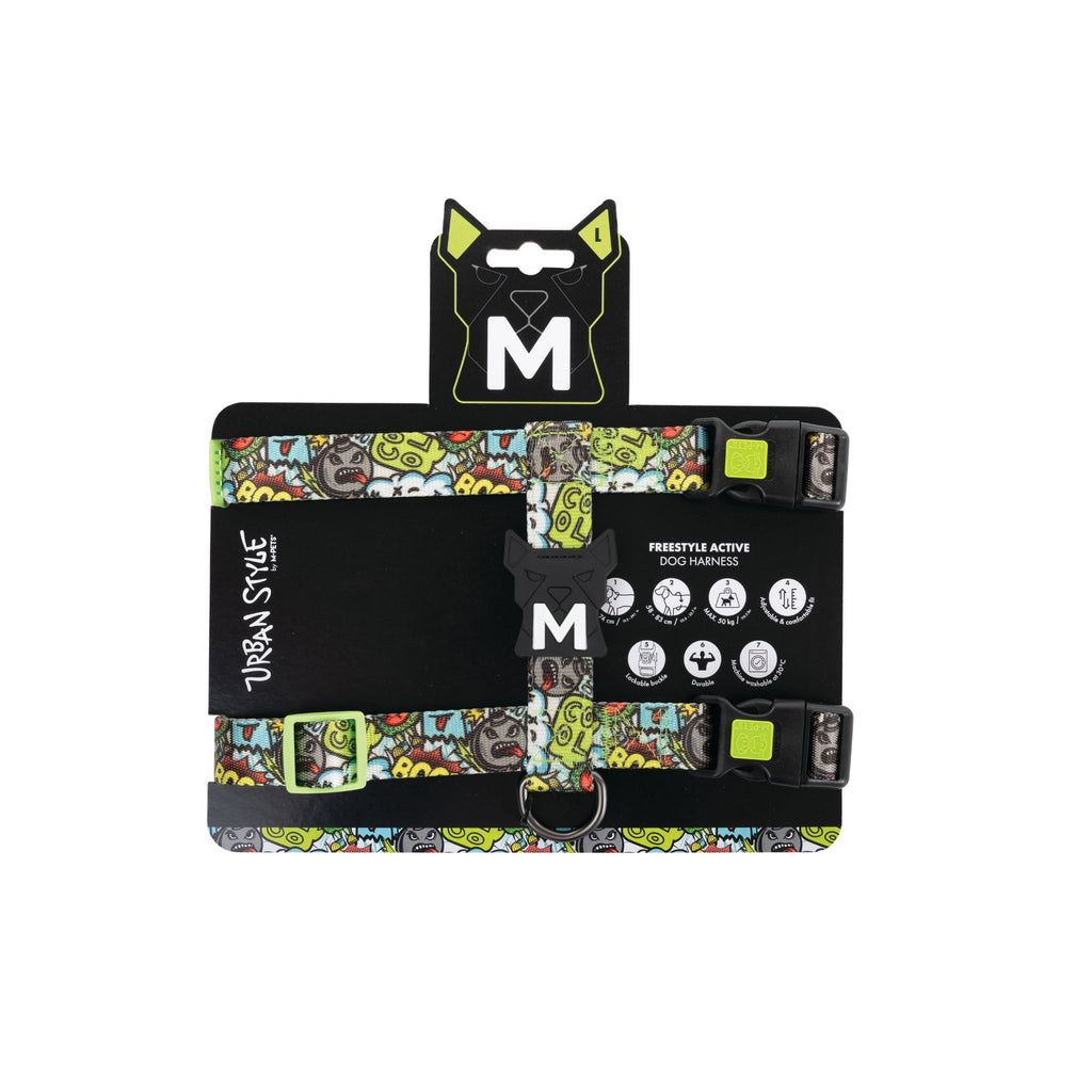 URBAN STYLE FREESTYLE Multicolour Active Dog Harness