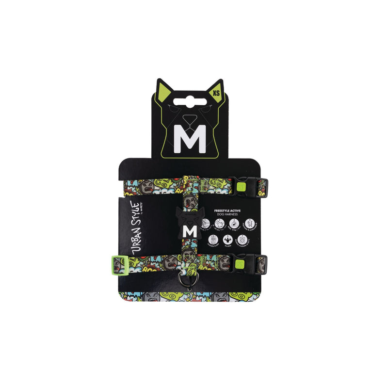 URBAN STYLE FREESTYLE Multicolour Active Dog Harness