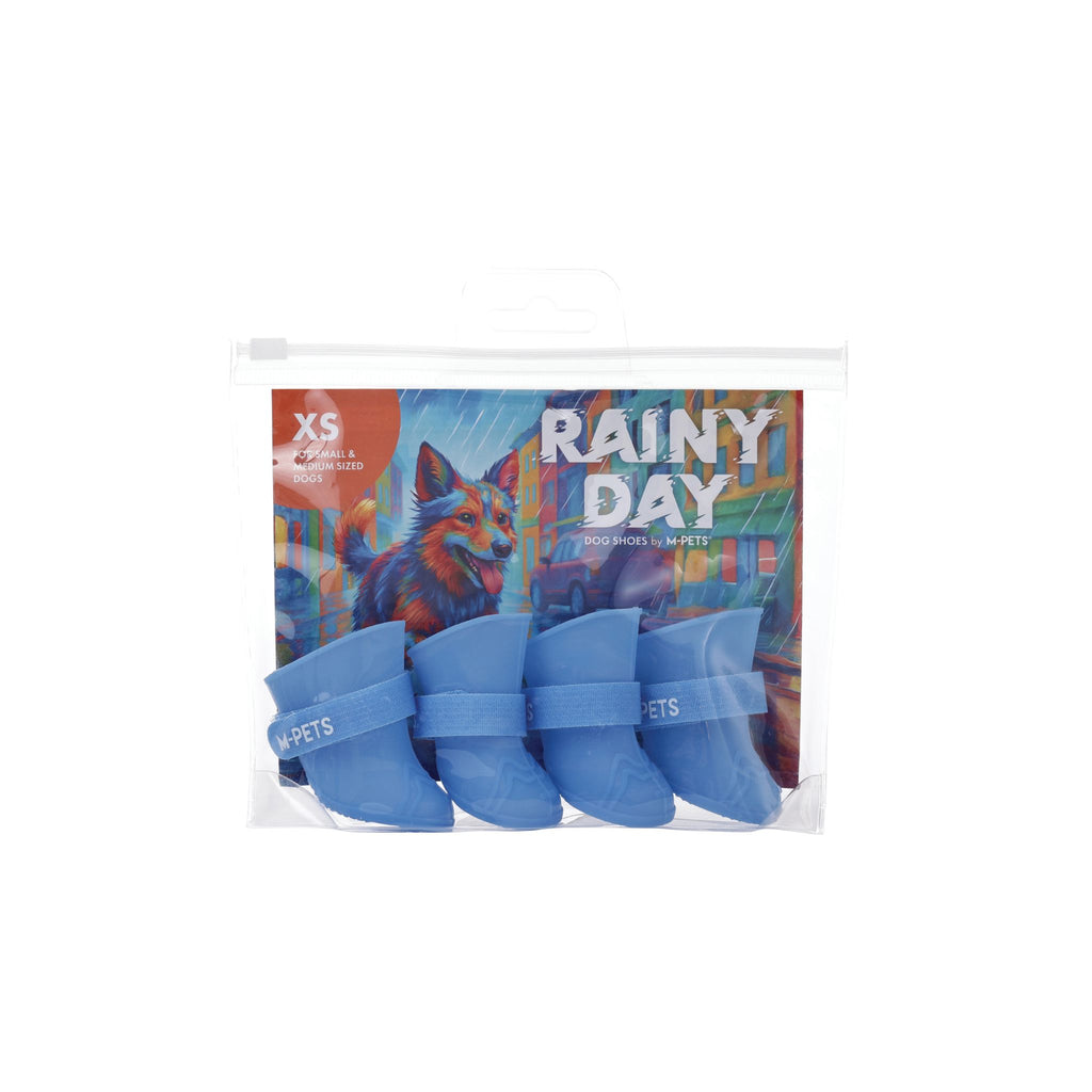 RAINY DAY Dog shoes Blue