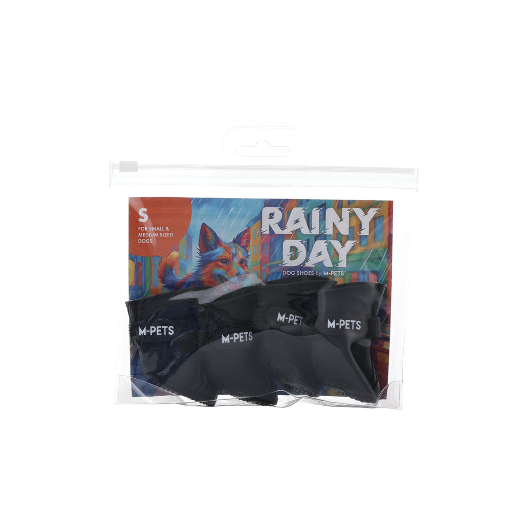 RAINY DAY Dog shoes Black