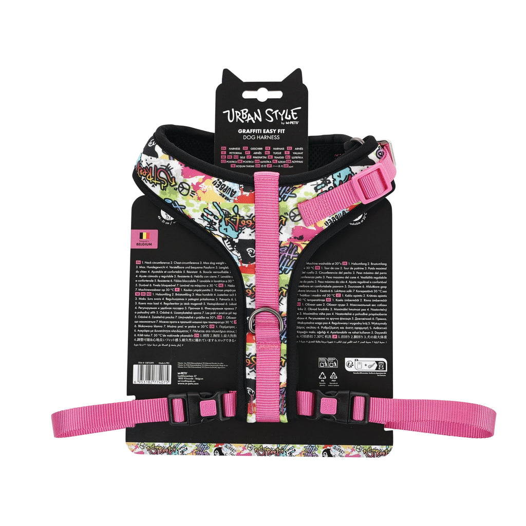 URBAN STYLE GRAFFITI Easy fit Dog harness