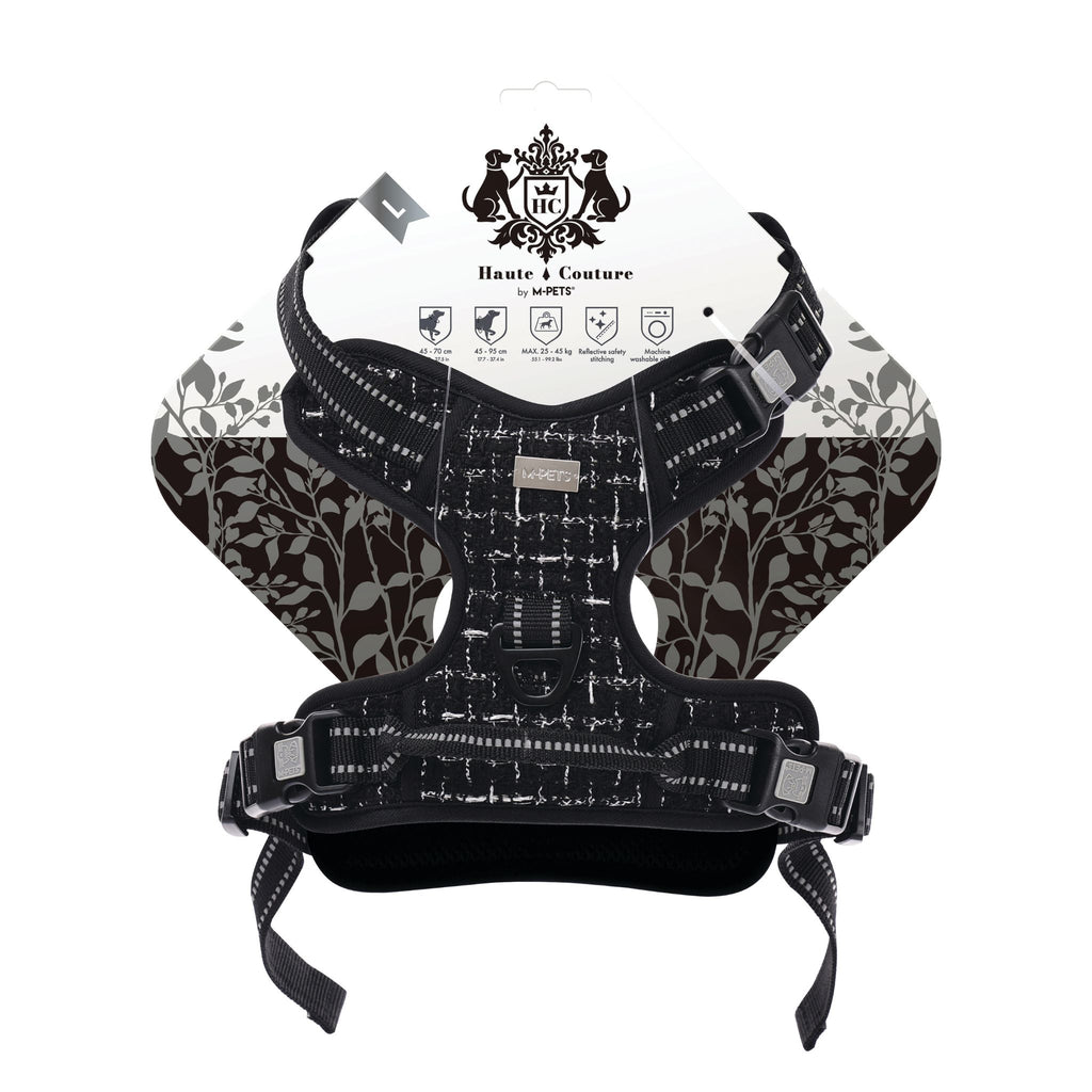 Haute Couture Dog harness Black charm