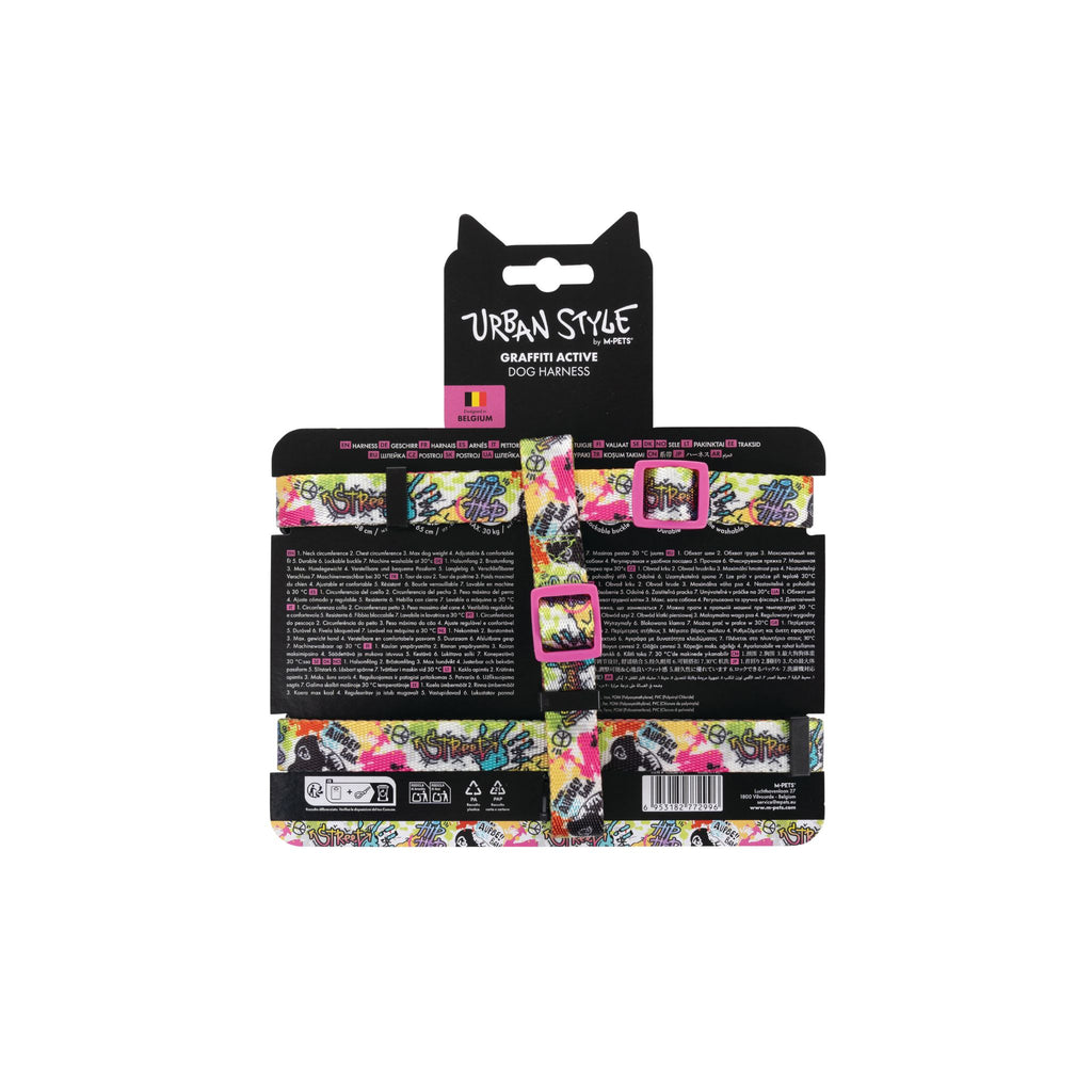 URBAN STYLE GRAFFITI Active Dog Harness