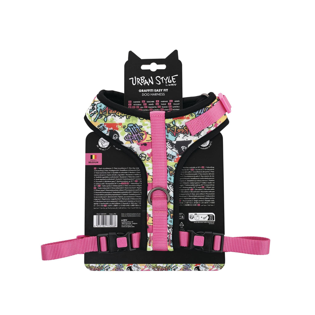 URBAN STYLE GRAFFITI Easy fit Dog harness