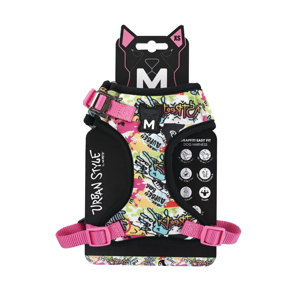 URBAN STYLE GRAFFITI Easy fit Dog harness
