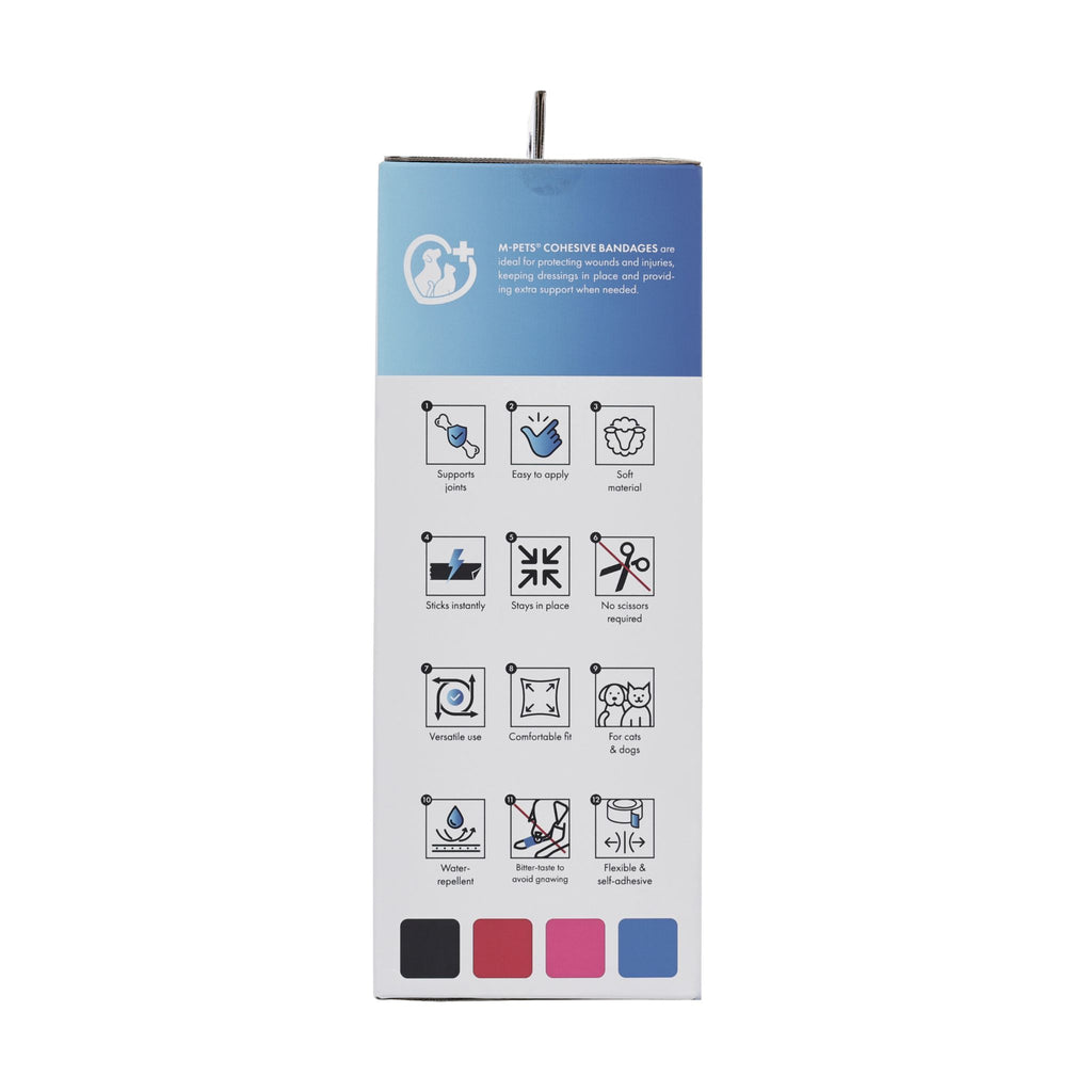 PROCARE Cohesive Bandages 2.5cm x 4.5m - 60 pcs mixed color display