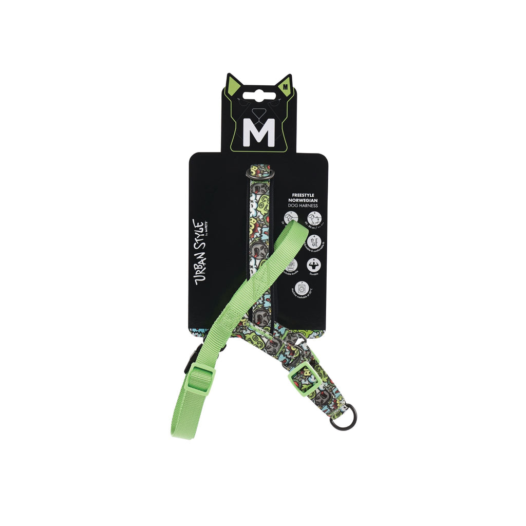 URBAN STYLE FREESTYLE Multicolour Norwegian Dog harness
