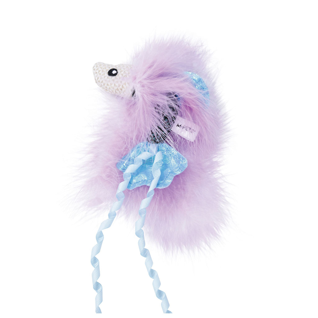 Plume catnip toy Blue fish