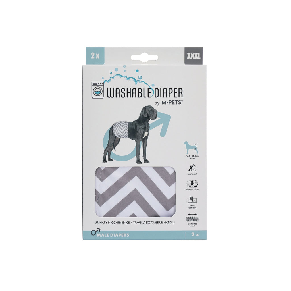Male Dog Washable Diaper 2pcs