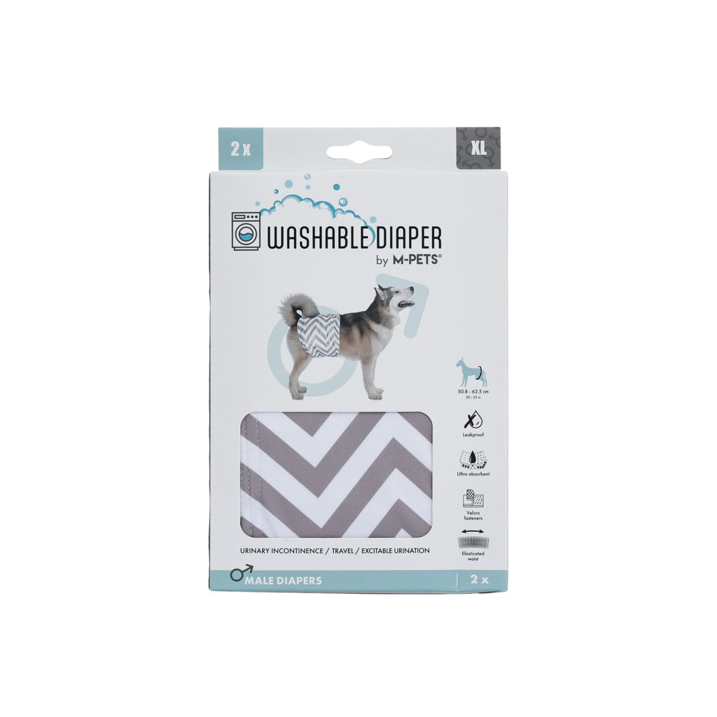 Male Dog Washable Diaper 2pcs