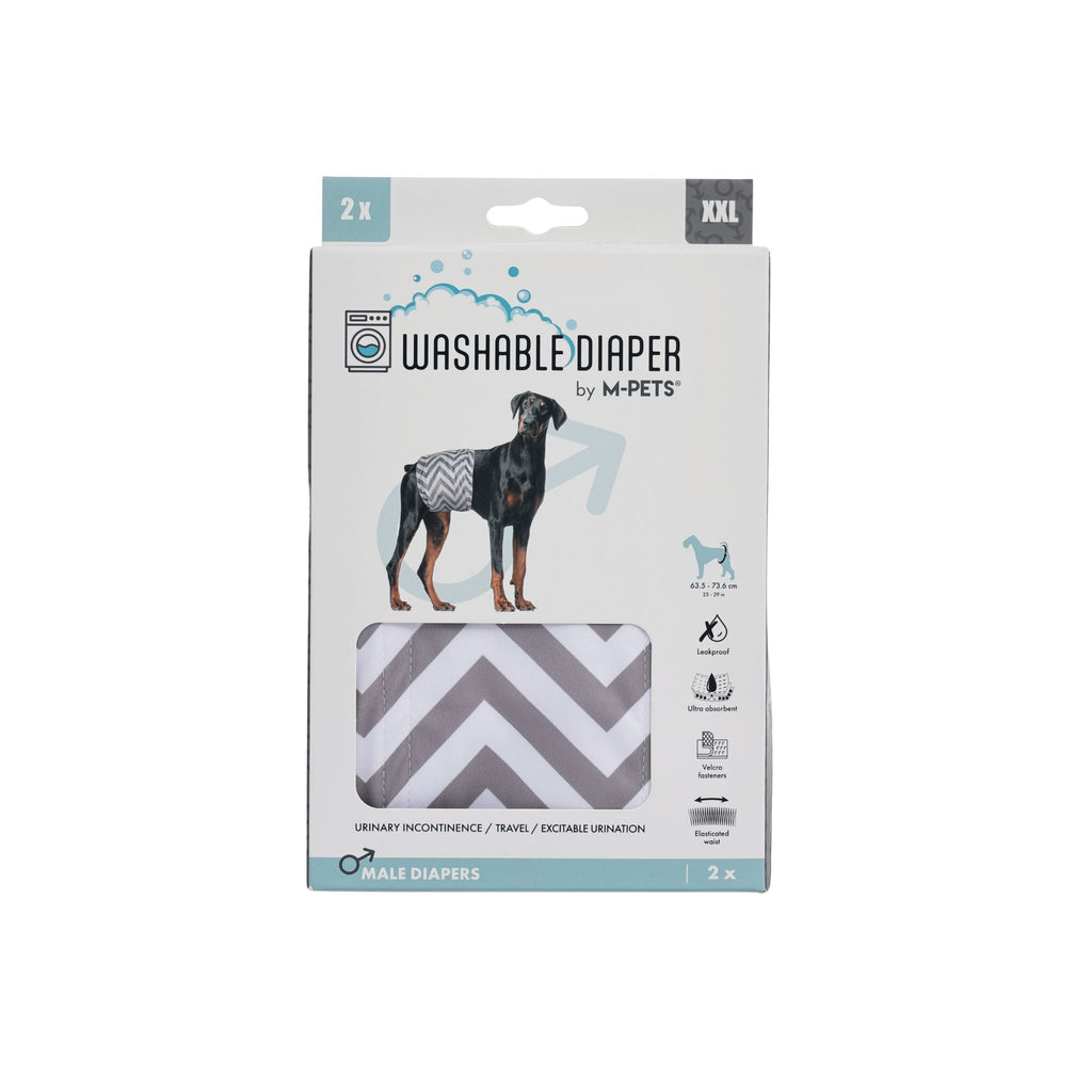 Male Dog Washable Diaper 2pcs
