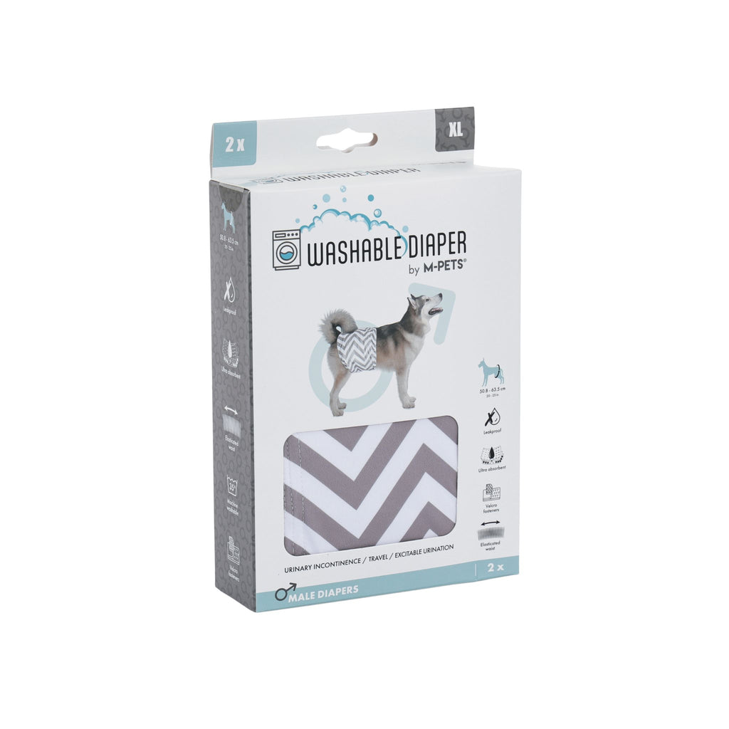 Male Dog Washable Diaper 2pcs