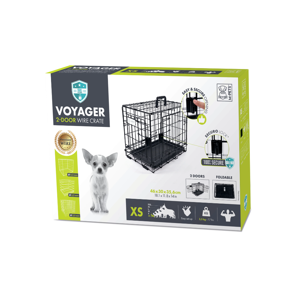 VOYAGER Wire Crate Black