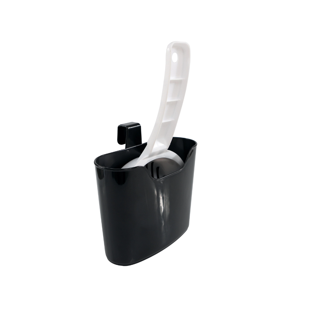 Cat Litter Scoop + Holder Black & White