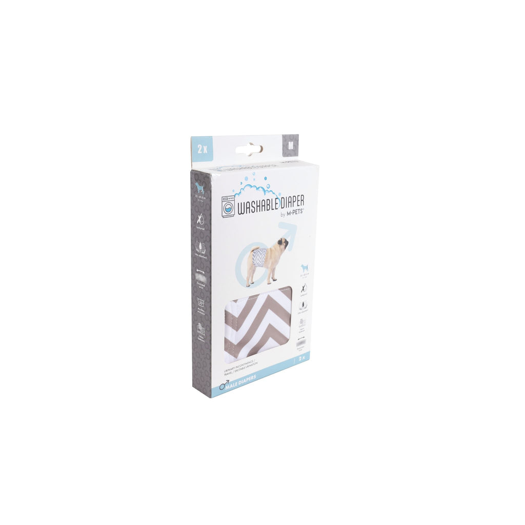 Male Dog Washable Diaper 2pcs