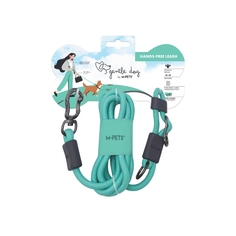 GENTLE DOG Hands-Free dog leash - Jade Green