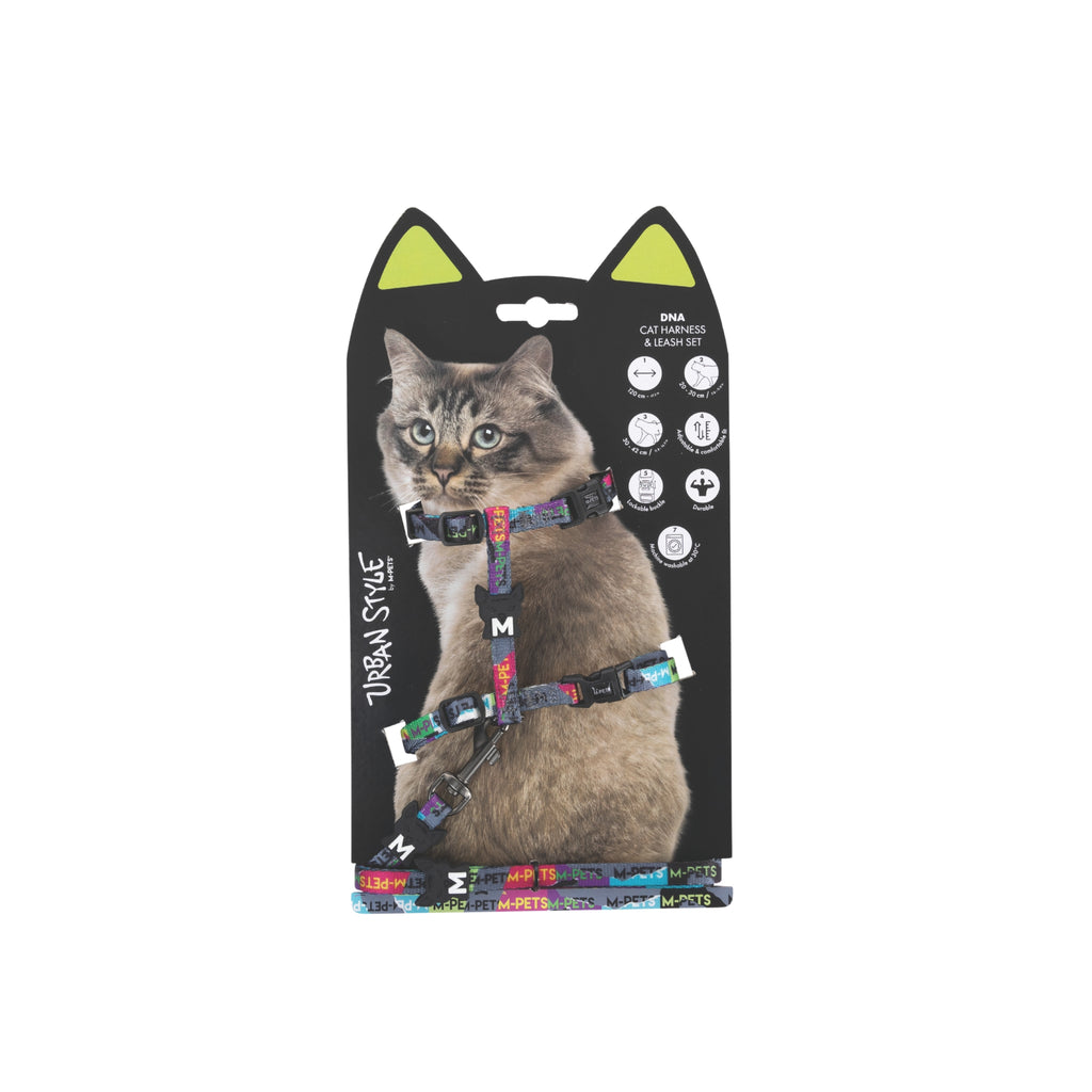 URBAN STYLE DNA Cat Harness & Leash set