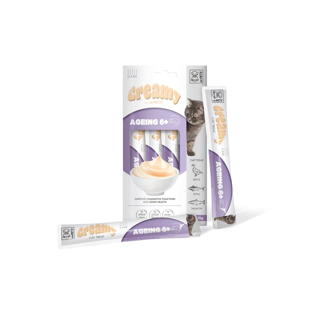 CREAMY with FUNCTIONS - Cat treat  Ageing 6+ - Duck & Tuna & Salmon